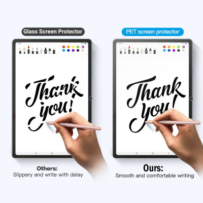 Miếng Dán Màn Hình Paper-Like cho Xiaomi Pad 6, Pad 6 Pro Viết Vẽ như trên giấy, chống vân tay - Hàng nhập khẩu