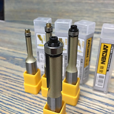 Mũi phay, mũi soi, mũi cắt cạnh thẳng ổ bi 1/2"x5/16" (D=7.94mm) Arden