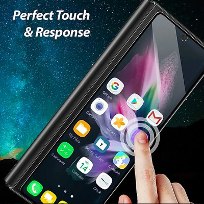 Miếng dán kính cường lực màn hình trước cho Samsung Galaxy Z Fold 7 , Z Fold 6 full 9D hiệu Kuzoom - Hàng nhập khẩu