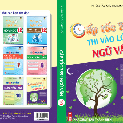 Sách Cấp tốc 789+ thi vào lớp 10 môn Ngữ Văn VietJack