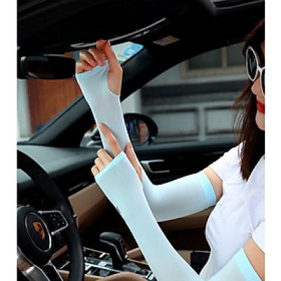 Găng Tay Chống Nắng Xỏ Ngón Let