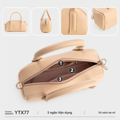 Túi Yuumy ( Thời trang nữ thiết kế dáng vòm - Túi xách da Seasand YTX77 )