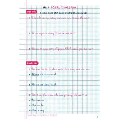 Sách - Vở Ô Li Bài Tập Tiếng Việt Lớp 2 - Tập 2 - Bám Sát SGK Cánh Diều - Hồng Ân