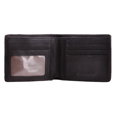 Ví nam Huy Hoàng da đà điểu da bụng màu đen, nâu đất, nâu đỏ, vàng bò HC2405-06-07-19