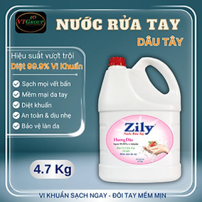 Nước rửa tay Zily chai 4.7kg