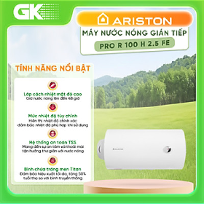 Máy nước nóng gián tiếp Ariston 100 lít PRO R 100 H 2.5 FE - Hàng chính hãng
