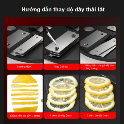 Máy thái rau củ quả đa năng, thái lát, thái sợi, thái hạt lựu Thương hiệu Mỹ cao cấp Septree GJ807 & GJ817 - Hàng Nhập Khẩu (Bảo Hành 12 Tháng)