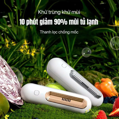 Máy Ozone Ion 2in1 Khử Mùi Tủ Lạnh Thông Minh | Tiệt Trùng, Kháng Khuẩn Hàng Cao Cấp, ĐÈN TRANG TRÍ , ĐỒNG HỒ TREO TƯỜNG