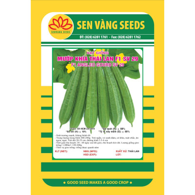 Hạt giống mướp khía Thái Lan F1 giống nảy mầm khỏe trái sai VTS128