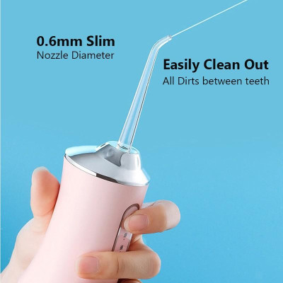 Tăm nước, Máy Tăm Nước Cầm Tay,Tăm Nước Vệ Sinh Răng Miệng Oral irrigator - Sạc USB, Chống Nước, Công nghệ Châu Âu
