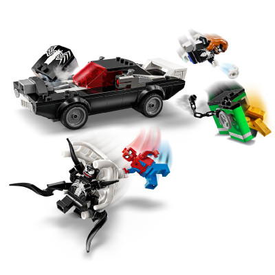 LEGO SUPERHEROES 76309 Đồ Chơi Lắp Ráp Người Nhện Chạm Trán Spider-Man vs. Xe Venom (254 Chi Tiết)