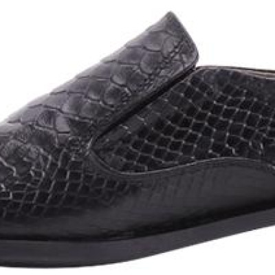 Giày Nam Vân Da Trăn Huy Hoàng HT7195 - Đen