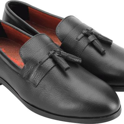 Giày Nam Thắt Nơ Huy Hoàng HT7735 - Đen