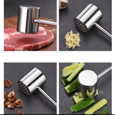 Búa đập dằn thịt, tỏi,xả inox 304 đúc liền khối chắc chắn kháng khuẩn cao cấp