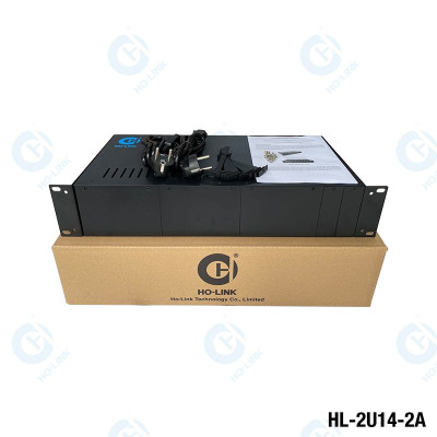 Khung nguồn tập trung 14 media converter Ho-link HL-2U14-2A - Hàng Chính Hãng
