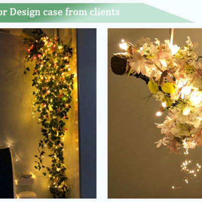 Dây đèn led đom đóm trang trí cắm điện chia nhánh 10 mét mỗi nhánh, không nháy, luôn sáng dây bóng đèn fairy light cao cấp, tinh tế decor phòng, quấn cây, chống nước dùng được ngoài trời ( Tùy chọn màu và chiều dài dây)