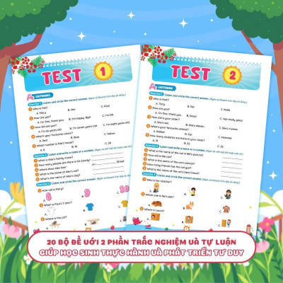 Sách - Phiếu Ôn Hè Toán - Tiếng Việt - Tiếng Anh Lớp 3 - Combo 3 Cuốn - Megabook