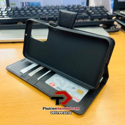 Bao da dạng ví cho SamSung Galaxy A13 4G chính hãng HanMan có quai cài - Hàng chính hãng