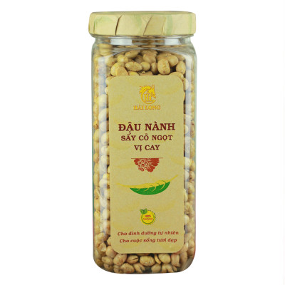Combo Đậu Nành Sấy Cỏ Ngọt Vị Cay Hải Long (230g) + Mứt Xoài Sấy Dẻo Hải Long (120g)