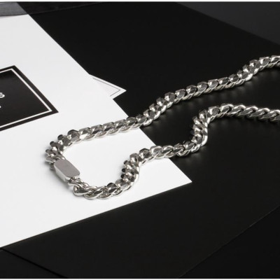 【Khắc tên ghi chú】Vòng Cổ Nam - Dây chuyền nam nữ mặt trơn, Vòng tay nam nữ mặt trơn