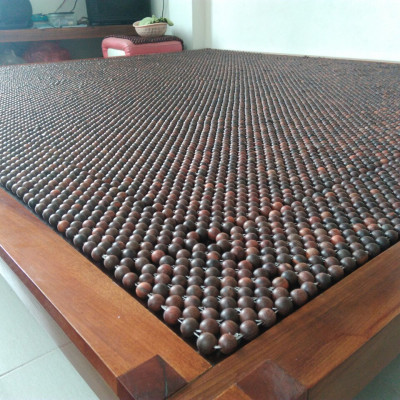 Chiếu Hạt Gỗ Trắc Mộc kích thước 1,6mx2m - Chiếu  gỗ Mian ( video , hình thật )