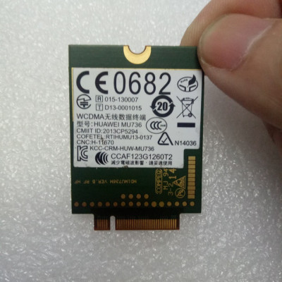 Card WWan 3G Huawei MU736 dùng cho laptop Dell E7250, E7450, Asus, Acer - Hàng chính hãng