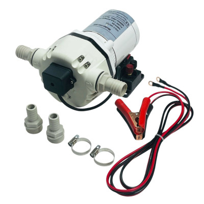 Bơm hóa chất giặt tẩy, nước rửa chén bát điện 12V 24V HV-30 lưu lượng 20L