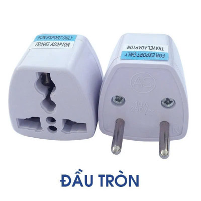 Đầu Chuyển 3 Chấu Thành 2 Chấu Để Sử Dụng Các Loại Ổ Cắm Thông Dụng - Henrysa
