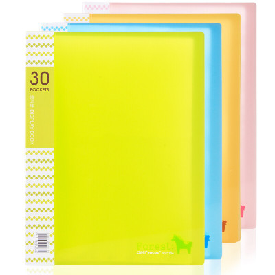 File lá 30 lá Deli 5163 Giao màu ngẫu nhiên đựng tài liệu hồ sơ lưu trữ giấy tờ cỡ A4