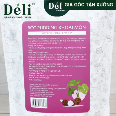 Pudding Khoai môn Déli  - Túi 1Kg