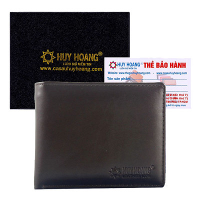 HJ2101-02-03 - Bóp nam Huy Hoàng da bò màu da, đen, nâu