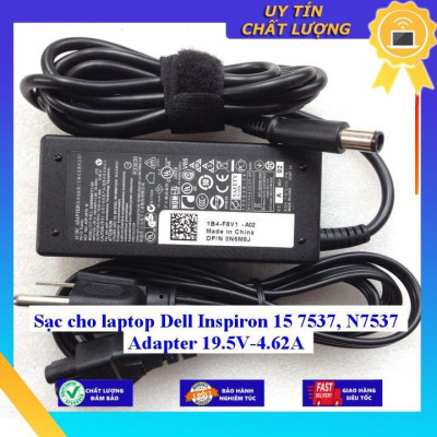 Sạc cho laptop Dell Inspiron 15 7537 N7537 Adapter 19.5V-4.62A - Hàng Nhập Khẩu New Seal