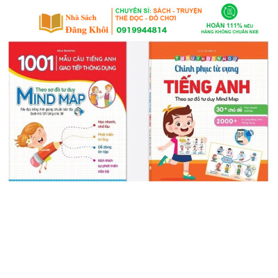 Sách - Mindmap Chinh phục từ vựng Tiếng Anh theo sơ đồ tư duy Mind map cho bé Đánh vần tập viết