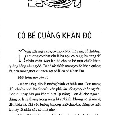 Sách - Truyện Cổ Tích Thế Giới Chọn Lọc - Cô Bé Quàng Khăn Đỏ (Tái Bản 2025)