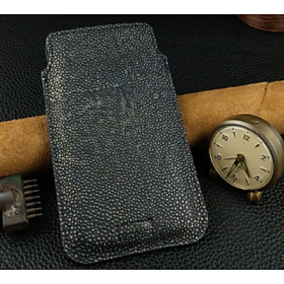 Bao da rút IONECASE cho điện thoại Note20 Ultra, Note 10 plus, Da Bò Thật mẫu 4