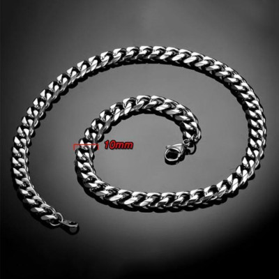 Dây chuyền nam titan thời trang rẻ đẹp thép không gỉ kiểu lặc xéo cao cấp trangsucpt 8mm PTDCNA158