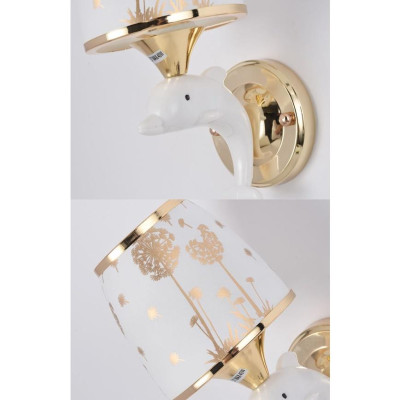 Đèn tường TUREN hình cá heo độc đáo trang trí nội thất hiện đại, sang trọng .