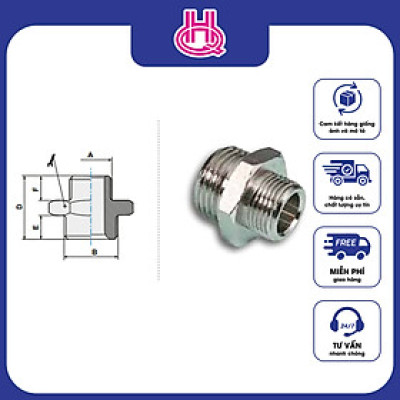 Đầu nối thẳng khí nén ren ngoài Pneumax series ART.101 - Hàng chính hãng