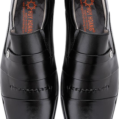 Giày Tây Nam Huy Hoàng HT7175 - Đen