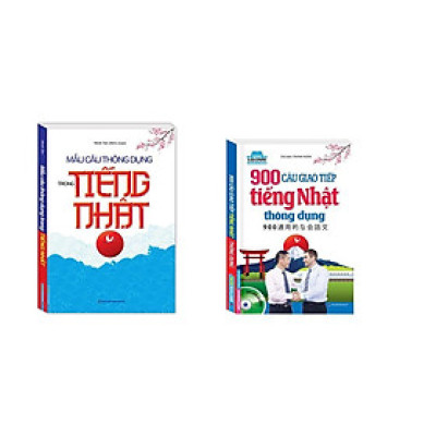 Sách - Mẫu Câu Thông Dụng Trong Tiếng Nhật + 900 Câu Giao Tiếp Tiếng Nhật Thông Dụng - Bìa Mềm - Minh Thắng