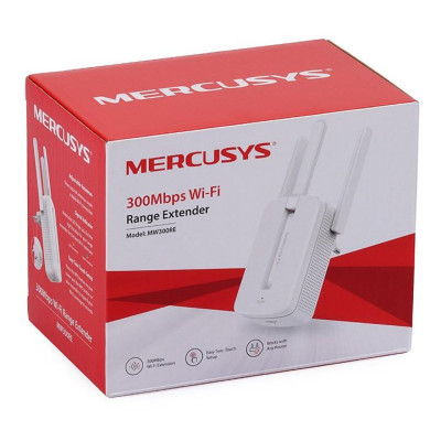 Bộ kích sóng wifi Mercusys MW300re 3 râu cực mạnh, Kich wifi, cục hút wifi, kích sóng wifi - Hàng chính hãng
