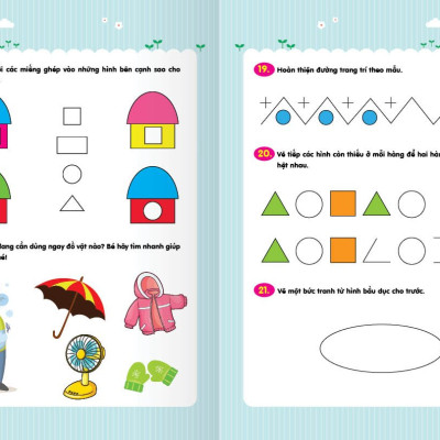 Sách - Trò chơi Toán Học 1 - Rèn luyện Tư Duy (3 - 6 tuổi)