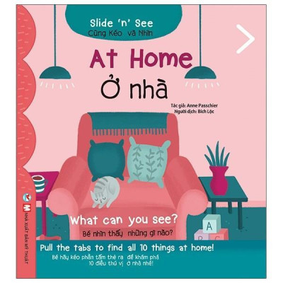Sách Tương Tác Song Ngữ Việt Anh - Slide And See At Home - Ở Nhà - Tân Việt Books