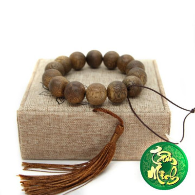 Vòng Tay Trầm Hường ️Trầm Tốc Kiến ️ Vòng Tròn Đơn 14 Trụ Trầm, Thu Hút May Mắn, Tài Lộc.