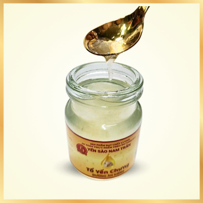 [Set 6 lọ Không hộp] Yến chưng Đường Ăn Kiêng 7 gram Tổ Yến Tươi - Yến Sào Nam Trân, phù hợp với người kiêng đường. Lọ 70 ml