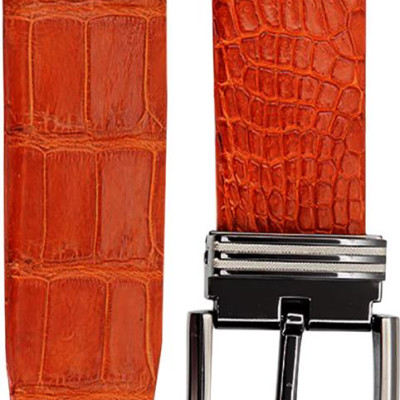 Thắt Lưng Nam Da Cá Sấu Nguyên Con Bụng Bản Lớn Đầu Kim Huy Hoàng HT4760