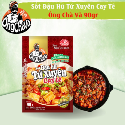 Lốc 15 Gói Sốt Đậu Hũ Tứ Xuyên Cay Tê Ông Chà Và 90g