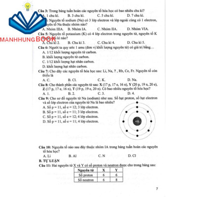 SÁCH - tuyển tập đề kiểm tra định kì khoa học tự nhiên lớp 7 (theo chương trình gdpt mới)