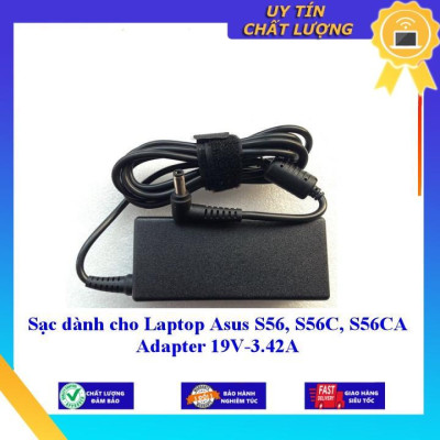Sạc dùng cho Laptop Asus S56 S56C S56CA Adapter 19V-3.42A - Hàng Nhập Khẩu New Seal