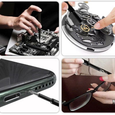 Bộ Tua Vít 24 Đầu Đa Năng Mini Có Hộp Đựng Sửa Chữa Đồ Điện Tử, Điện Thoại, Đồng Hồ, Máy Tính - Hàng chính hãng